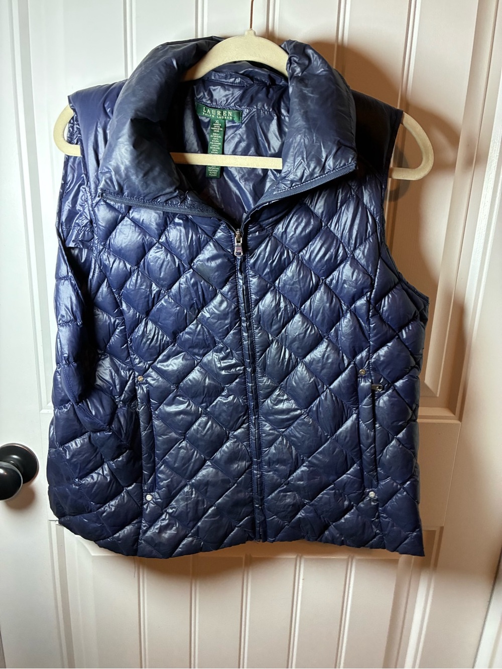 Ralph Lauren Navy Quilted Puffer Vest